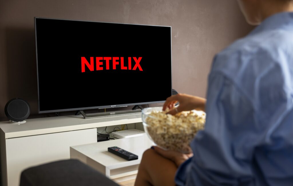 Mock up de Netflix