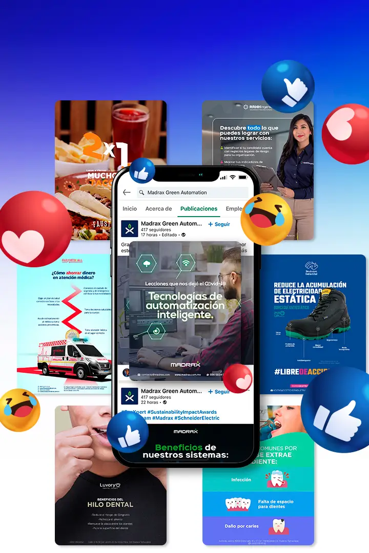 redes sociales para industrias