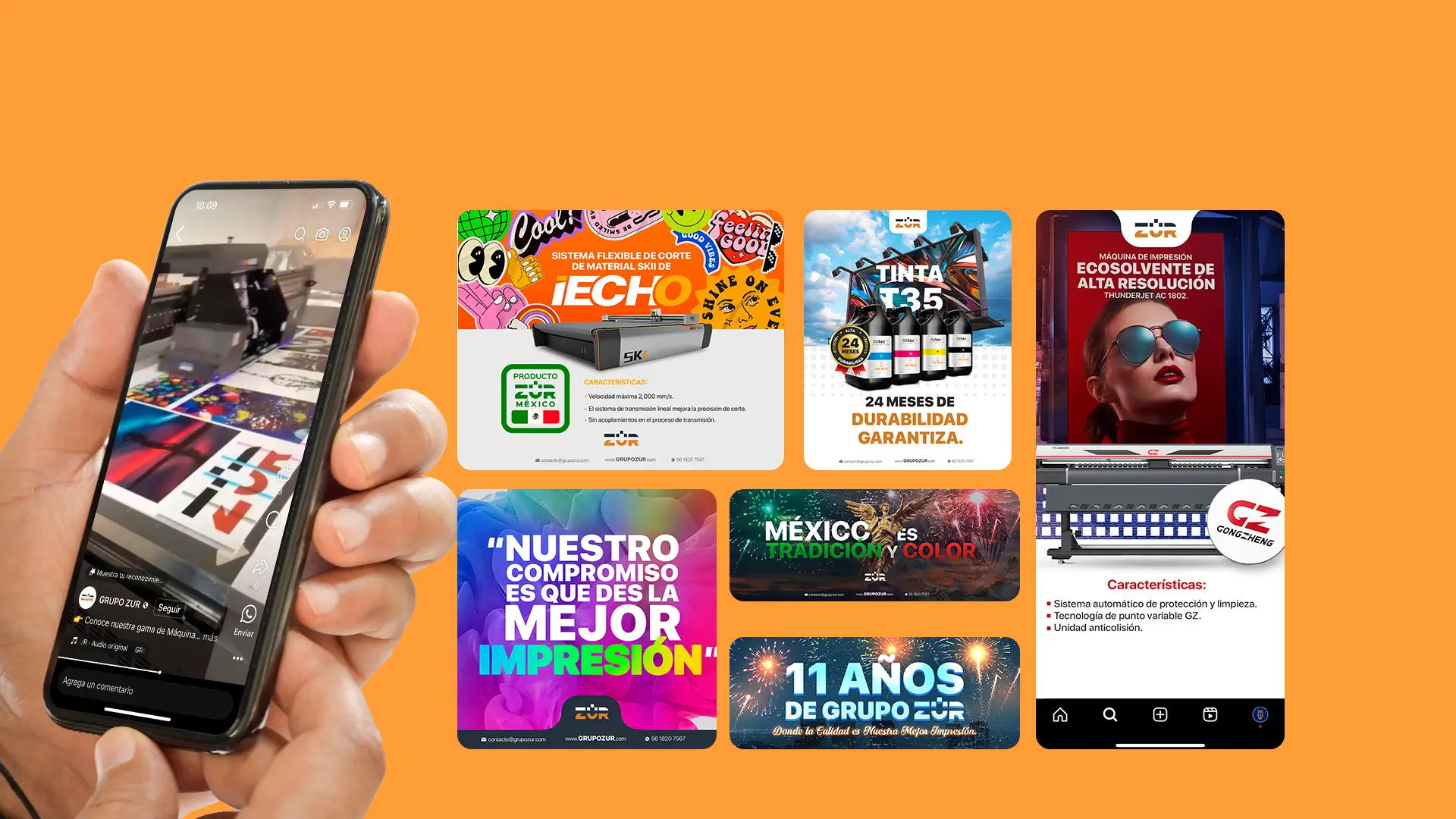 Redes Sociales Grupo Zur