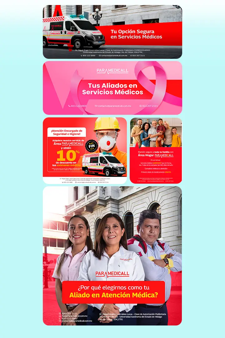 Redes Sociales de Paramedicall